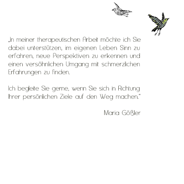 Psychotherapeutin Maria Gößler